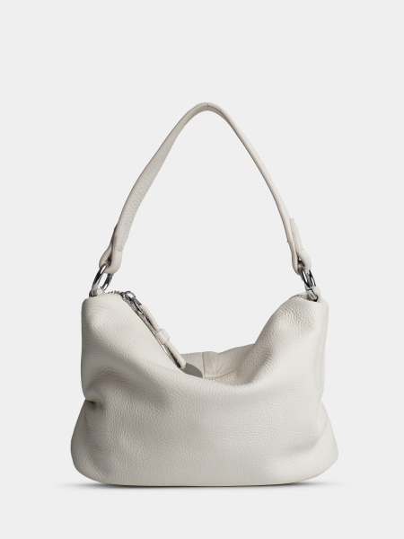 фото 447-54 6661 Сумка кросс-боди женская натуральная кожа Ludor молочный